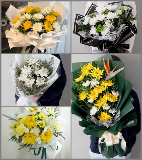 陕西商洛市商州区刘湾街道白事花束代送